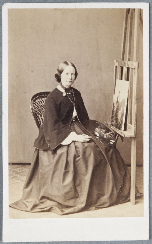 Amalia Lindegren (1814–1891), Artist, 1862