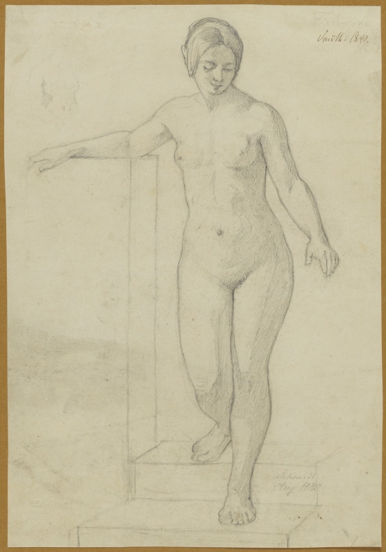 Florentine, Study for Woman Entering the Bath
