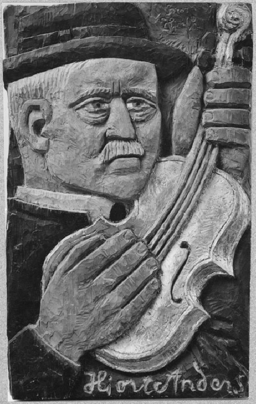 Hjort-Anders Olsson (1865-1952), master musician, farmer, married to Hjort Lisbet Mattsdotter