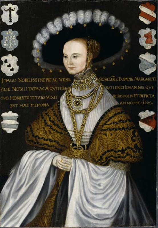 Margareta Eriksdotter Vasa (död 1536), gift med 1. riksrådet Joakim Brahe, 2. greve Johan av Hoia