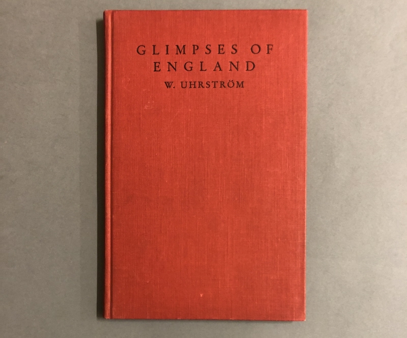 Bok. W. Uhrström: Glimpses of England