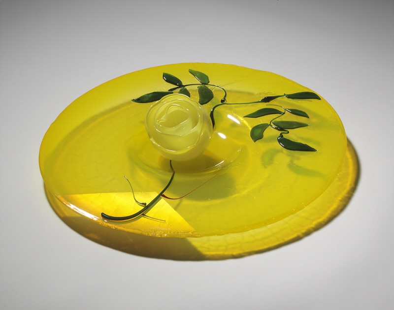 Plate "Yellow Rose"