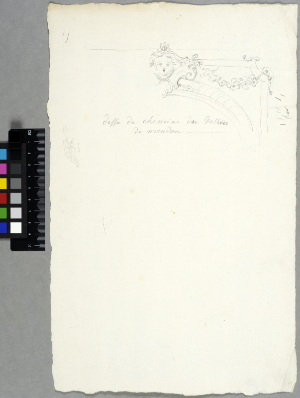 Study of Overmantel in the Gallery at the Château de Meudon