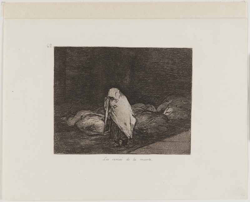 The beds of death. The Disasters of War, nr 62