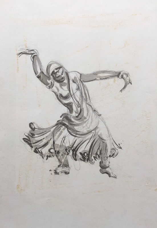 Hinduisk dansös
