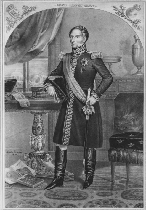 Karl XIV Johan (1763-1844), king of Sweden and Norway, married to Desirée Clary