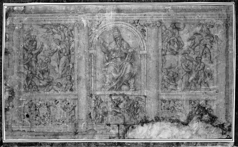 Study for the tomb of Clement VII, lower part