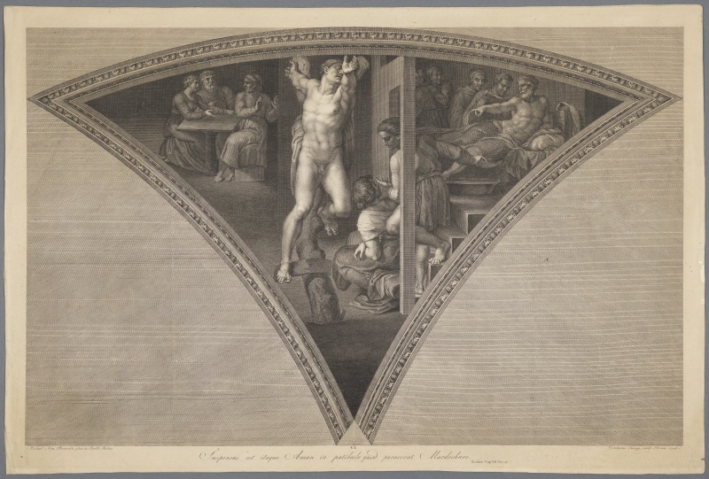 Hanging of Haman from Esther cap. VII chap.10(1693 – 1761)