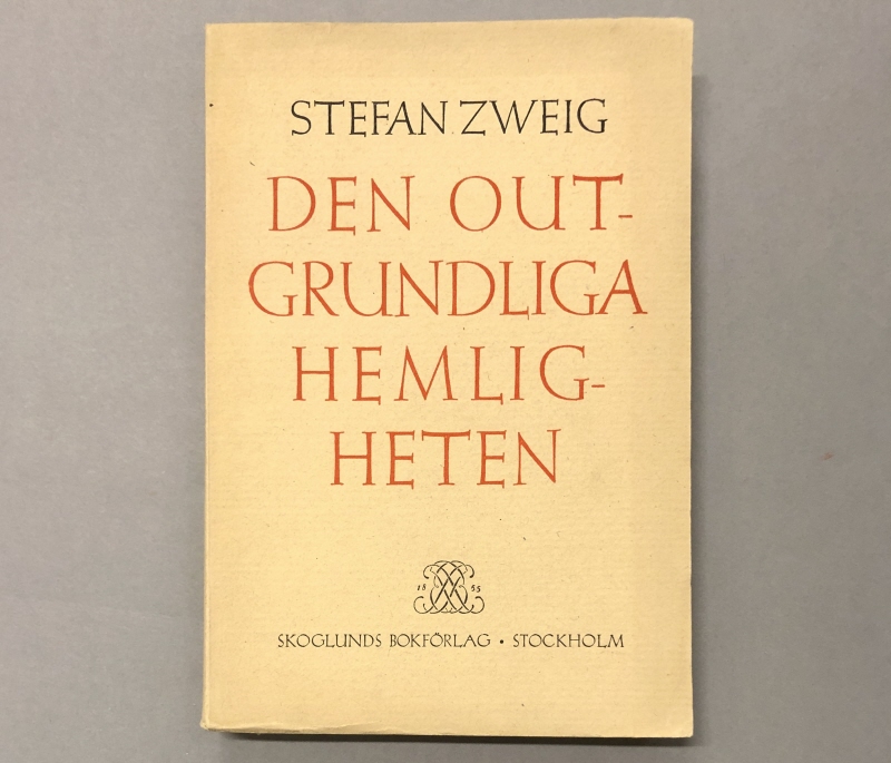Bok. Stefan Zweig: Den outgrundliga hemligheten