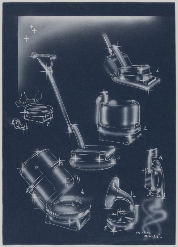 Kitchen appliances, Styled by G. Knölén, parody of Ralph Lysell’s American style