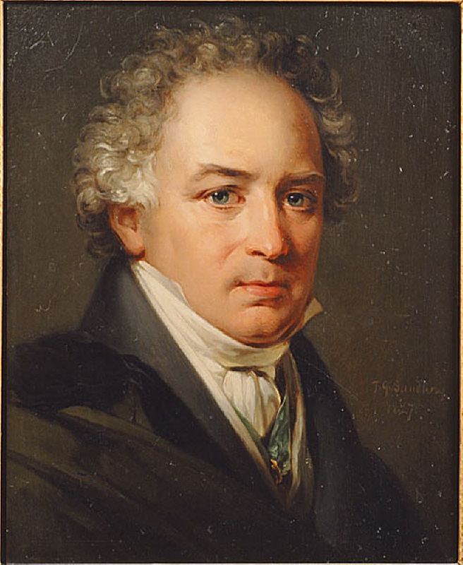 Carl Johan Fahlcrantz (1774-1861), konstnär, professor vid Konstakademien, gift med Anna Sophie Hagström