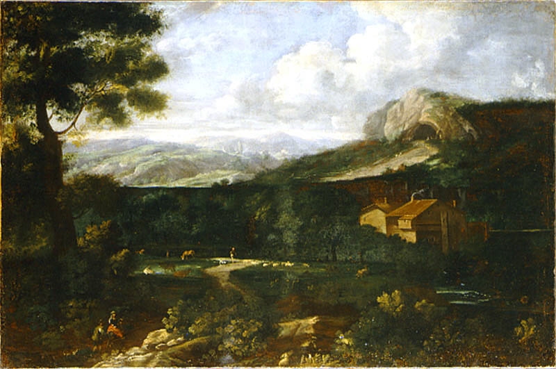 Rocky Landscape with a Farm