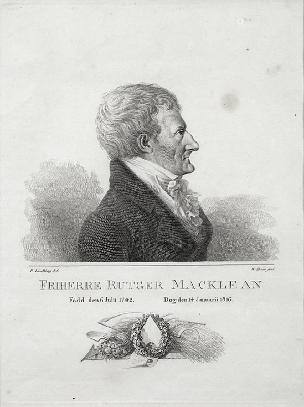 Rutger Macklean (1742-1816), friherre, kammarherre hos Sofia Magdalena, lanthushållare, politiker