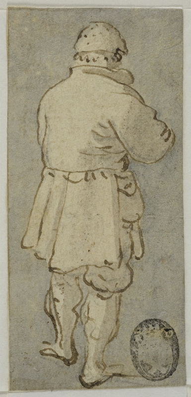 Standing Man Seen from Behind