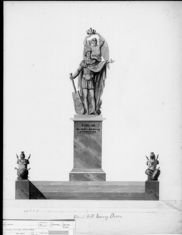 Förslag till Karl XIII:s staty