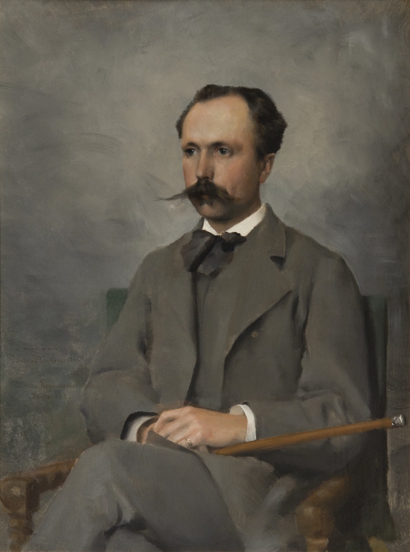Gustav Cederström (1845-1933), baron, artist, married to Amy Jaeder