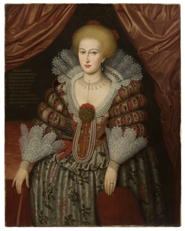 Maria Eleonora, 1599-1655, prinsessa av Brandenburg, drottning av Sverige, gift med kung Gustav II Adolf