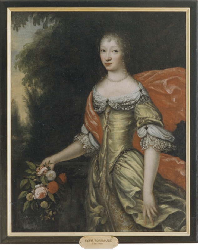 Sofia Rosenhane (1651-1693), Daughter of Schering Rosenhane, Councillor and Baron