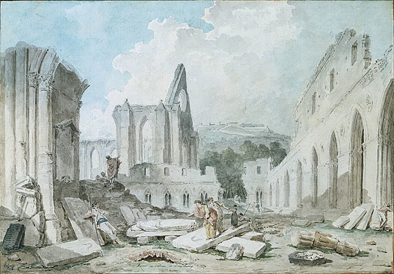 Ruinerna av L'Abbaye de Longchamps