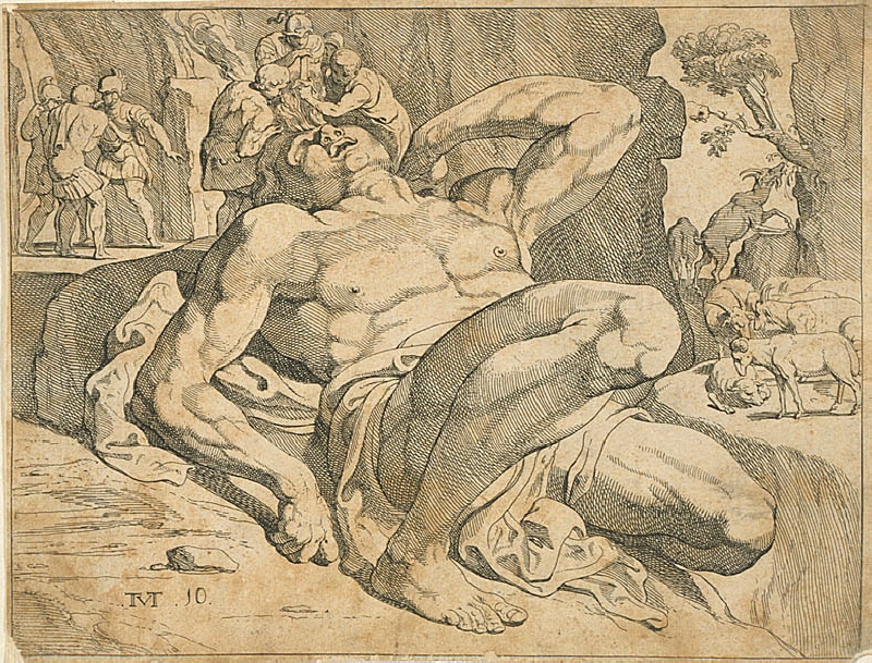 Väggmålning, Odyssevs-sagan, Fontainebleau, blad nr 10