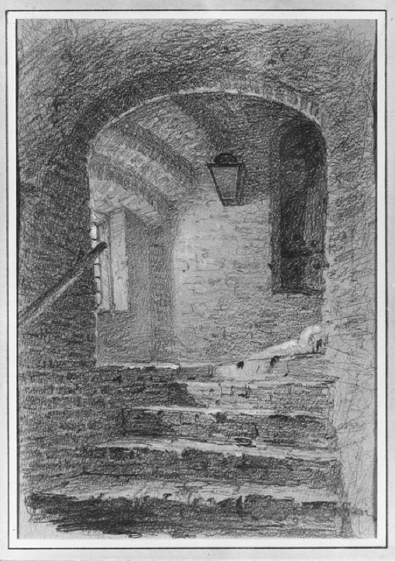 Gripsholm's Castle, stairs in the Grip tower