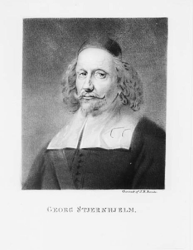 Porträtt av krigsrådet och skalden Georg Stiernhielm