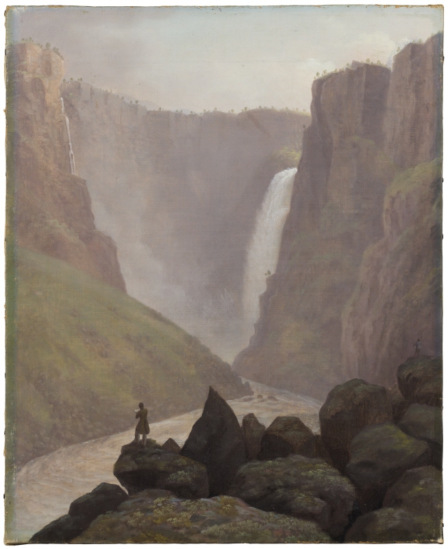 The Voringsfoss Waterfall