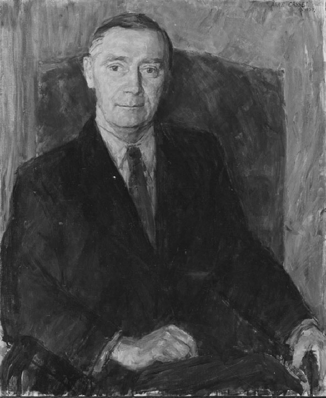 Carl Callersten (1894-1965), philosophy licentiate, principal of Gripsholm college, married to Märtha Engström