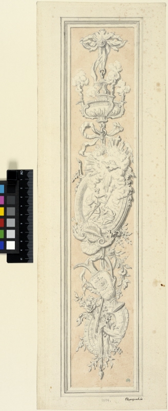 Pillar Decoration with a Trophy for the Chapel of Versailles
