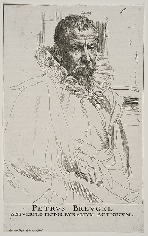 Porträtt av Pieter Brueghel d.y.