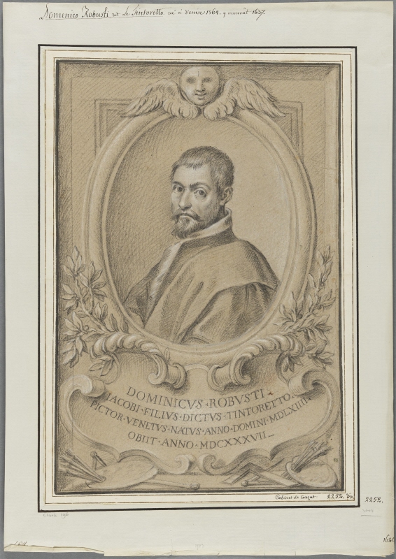 Porträtt av Domenico Tintoretto