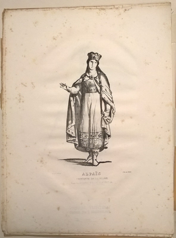Alpaïs, skånsk prinsessa, i P. Victors "Harald, ou les scandinaves"