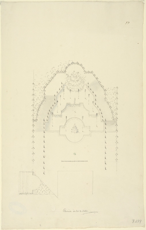 Design for a Cascade, probably for Trianon-sous-bois
