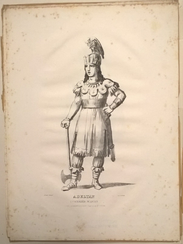 Adeltan, skånsk krigare, i P. Victors "Harald, ou les scandinaves"