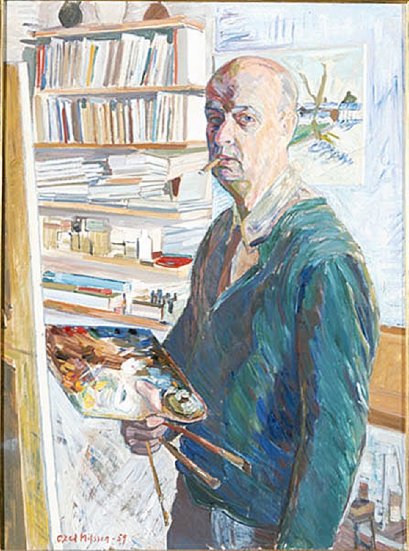 Axel Nilsson (1889-1980), artist, married to 1. Martha Andersson, 2. Margareta Björling
