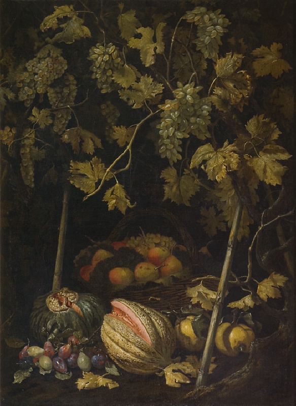 Still Life with Fruit and Vine
