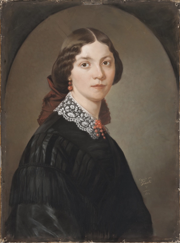 Charlotta "Lotten" Lindblad (1829-1912), pianist, pianolärare, ledamot av Kungliga Musikaliska Akademien, g.m. författaren och kritiktern Urban von Feilitzen