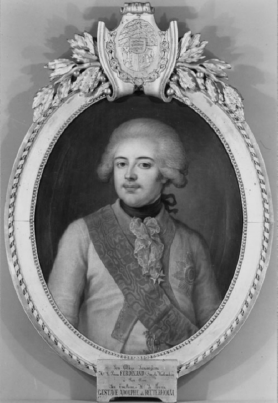 Ferdinand X (1763-1834), duke of Würtemberg, married to 1. Albertine of Schwarzburg-Sonderhausen, 2. Pauline of Metternich