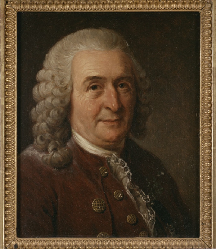 Carl von Linné (1707-1778), botaniker, professor, gift med Sara Elisabeth Moraea