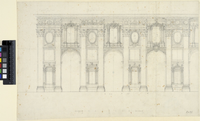 Design for the Nave Wall of S. Giovanni in Laterano, Rom