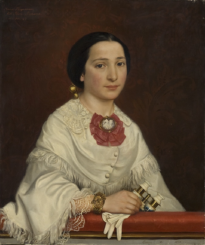 Maria Ricci, g.m. konstnären Carl Gustaf Plagemann
