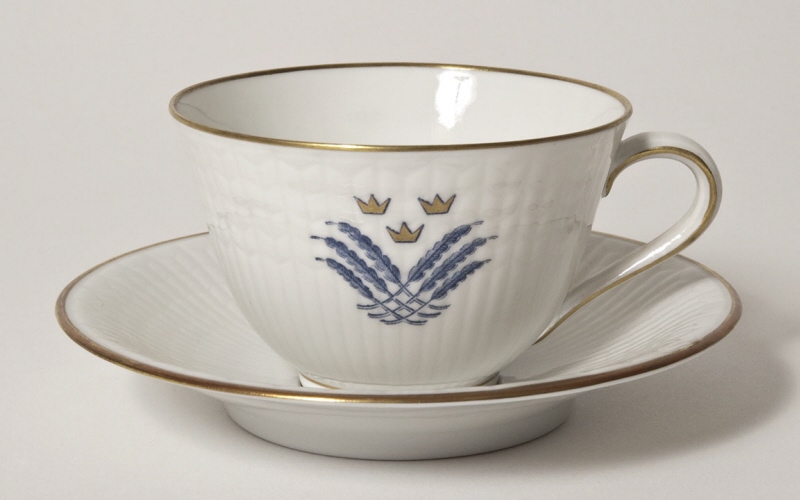 Cup with saucer "Nationalservisen" (The National service)
