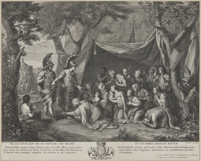 Alexander the Great in Darius tent