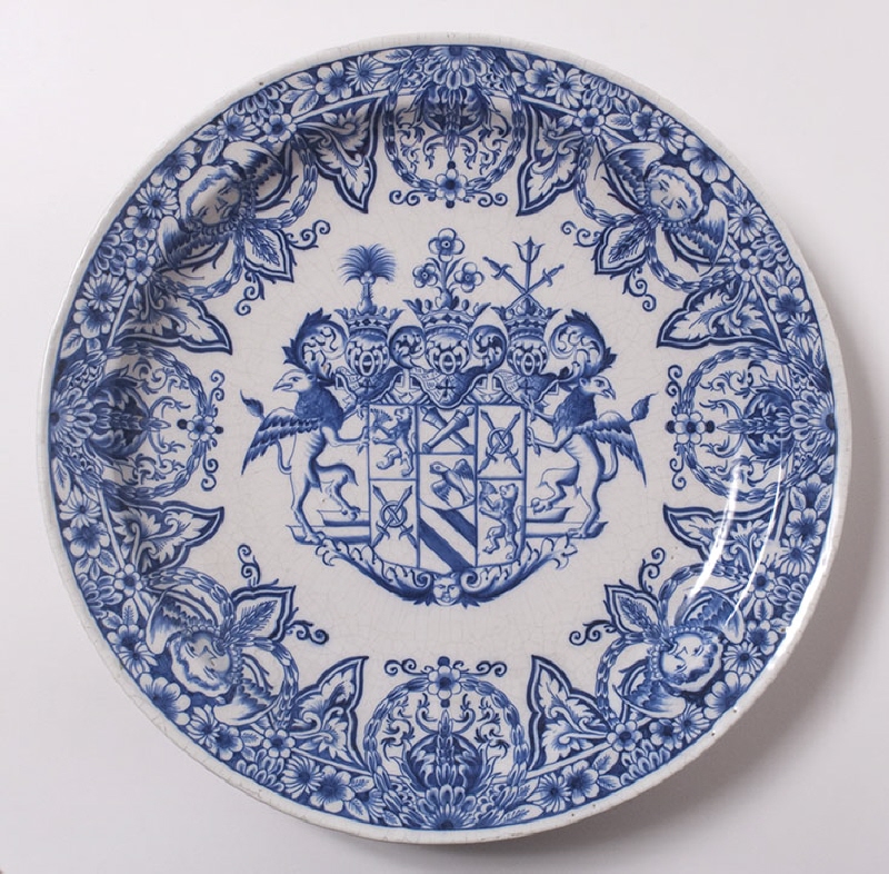Plate with the crest of the von Fersen family