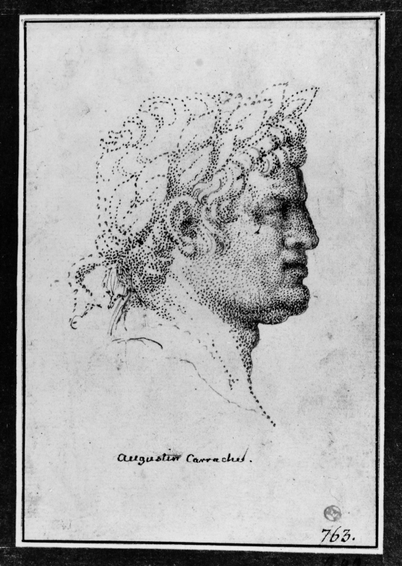 Porträtt av kejsar Titus i profil