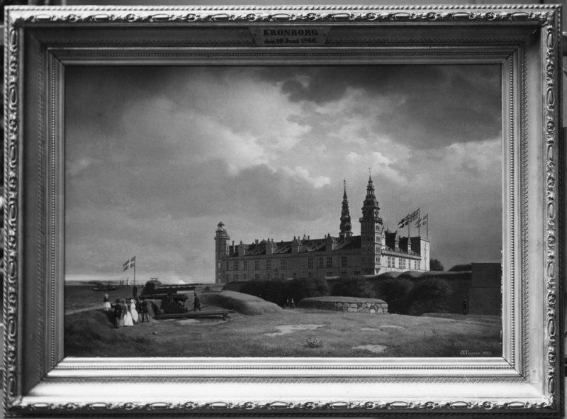 Kronborg Castle on June 10, 1860