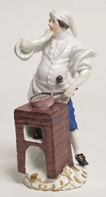 Figurine, ”Chef”, of the serie ”Cris de Paris”