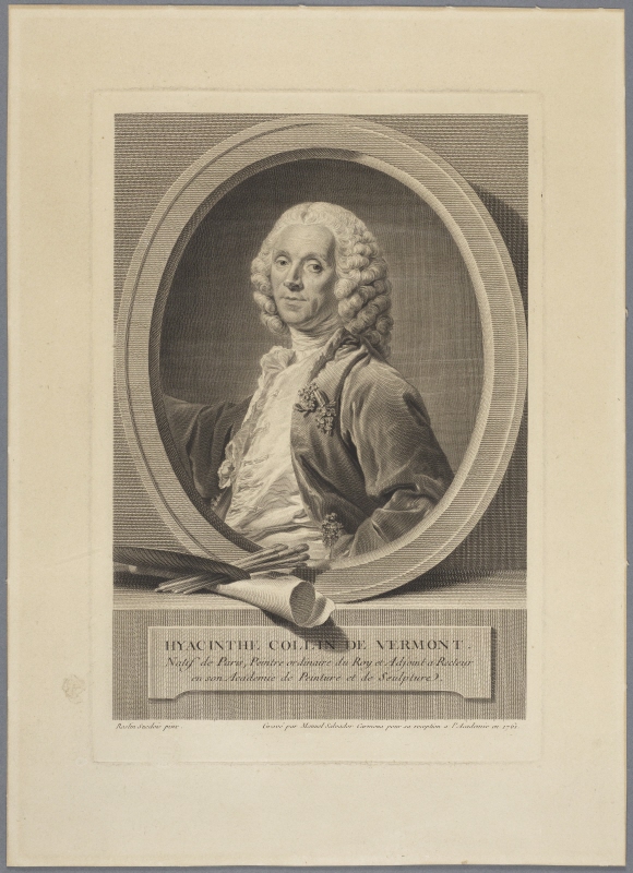 Portrait of Hyacinthe Collin de Vermont (1693 – 1761)