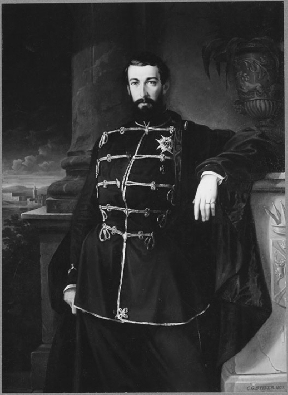 Karl XV (1826-1872), king of Sweden and Norway, married to Lovisa of the Netherlands