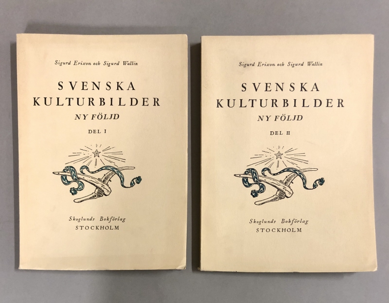 Bok. Sigurd Erixon, Sigurd Wallin: Svenska Kulturbilder. Svensk Bokkonst 1934 nr 3
